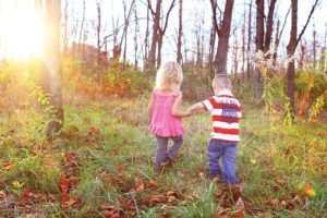 Wandern mit Kind - in einer Gruppe wandert es sich besser
